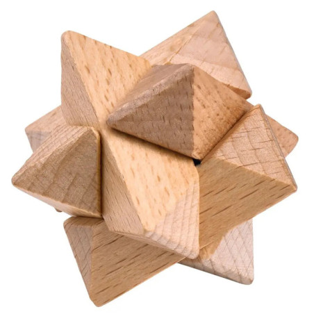 Prof Puzzle Weihnachtspuzzle aus Holz