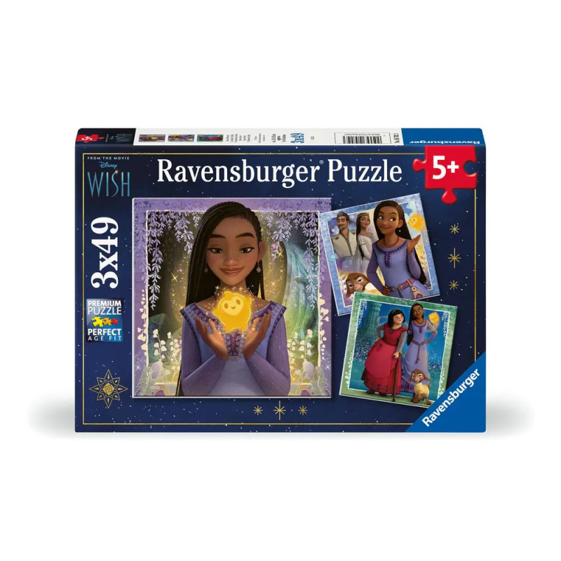 Ravensburger Wish Puzzle mit animierten Figuren, empfohlen ab 5 Jahren. Ravensburger Wish Puzzle mit animierten Figuren, empfohlen ab 5 Jahren.