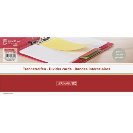 Trennstreifen 10,5x24cm gr