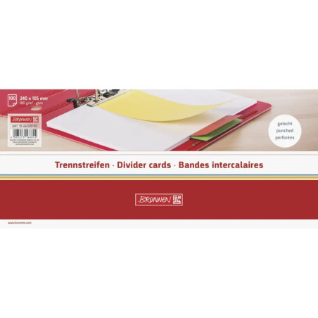 Trennstreifen 10,5x24cm ws