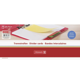 Trennstreifen 10,5x24cm bl