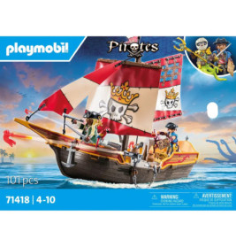 PLAYMOBIL 71418 Kleines Piratenschiff