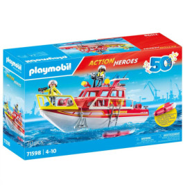 PLAYMOBIL 71598 Feuerlöschboot