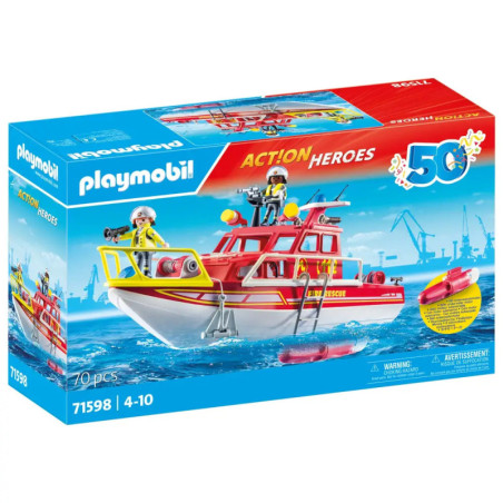 PLAYMOBIL 71598 Feuerlöschboot