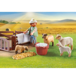 PLAYMOBIL 71444 Junger Schäfer mit Schafen