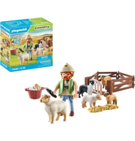 PLAYMOBIL 71444 Junger Schäfer mit Schafen