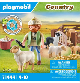 PLAYMOBIL 71444 Junger Schäfer mit Schafen