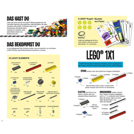 Panini Verlags GmbH, 3654, Buch-Set mit Legosteinen