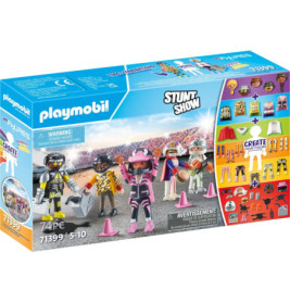 Playmobil Stunt Show Set mit Figuren, Kostümen und Zubehör für Kinder von 5-10 Jahren, 74 Teile.