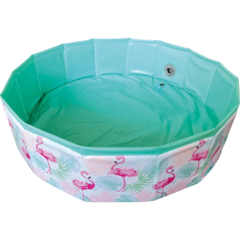 Splash & Fun Fix Pool Flamingo 80 cm, faltbar, mit Tasche