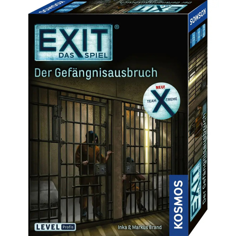 EXIT Das Spiel: Der Gefängnisausbruch - Schachtel mit flüchtenden Gefangenen aus Zellen. EXIT Das Spiel: Der Gefängnisausbruch - Schachtel mit flüchtenden Gefangenen aus Zellen.