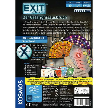 Kosmos EXIT® - Das Spiel: Der Gefängnisausbruch