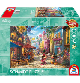 Puzzle Thomas Kinkade Disney, Mickey & Minnie in Mexico 6000Teile