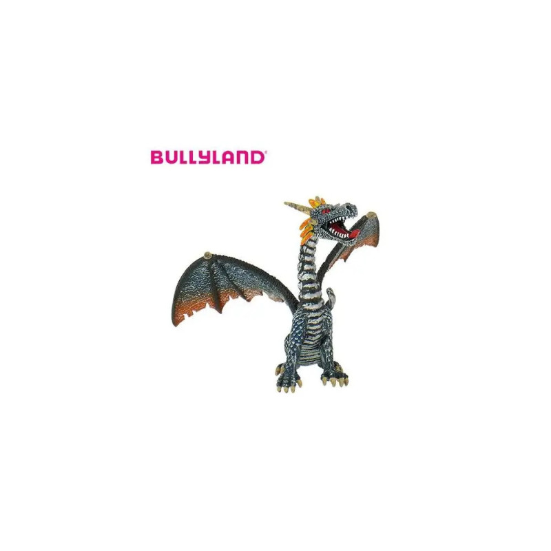 Bullyland Drache sitzend, blau/silber, ab 3 Jahren.
