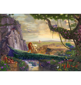 Puzzle Thomas Kinkade Disney, The Lion King, Return to Pride Rock 6000Teile