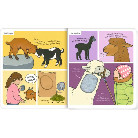 Mein erstes Fühl-Wörterbuch: Streichelzoo (Fühlen & begreifen)