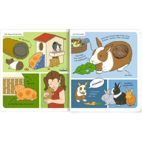 Mein erstes Fühl-Wörterbuch: Streichelzoo (Fühlen & begreifen)