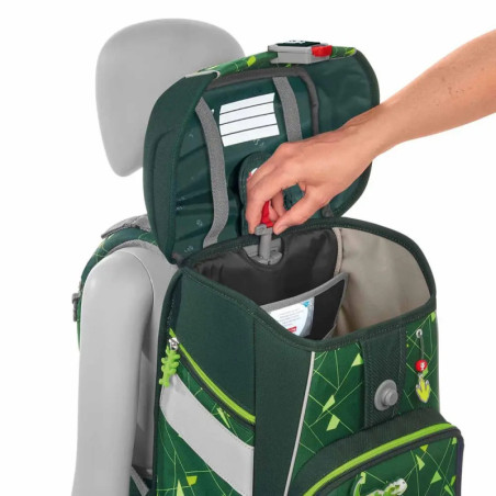 SPACE SHINE Schulranzen-Set Dino Night Tyro, 5-teilig