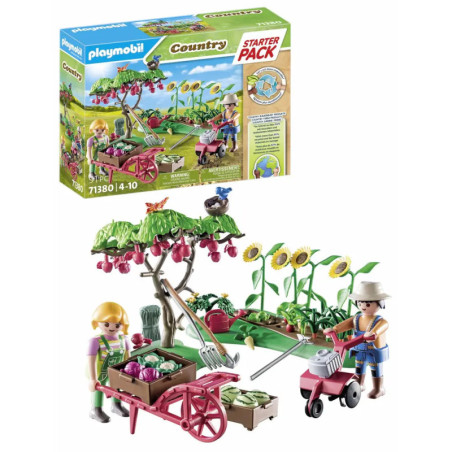 PLAYMOBIL 71380 Starter Pack Bauernhof Gemüsegarten