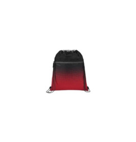 Turnbeutel mit Farbverlauf von Schwarz zu Rot vor weißem Hintergrund.