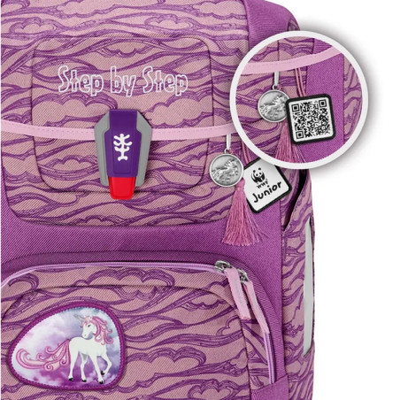 CIRCLE Schulranzen-Set Lovely Unicorn Nuala, 5-teilig