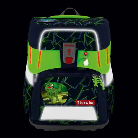 LED Neon Pull-Over für die Schulranzenmodelle SPACE, CLOUD & 2IN1 PLUS,grün