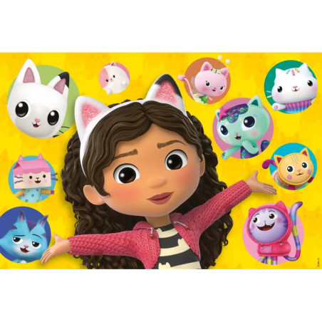 Puzzle Gabby's Dollhouse Gabby und ihre Freunde 100Teile