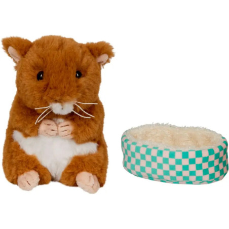 Goldhamster Ted im Korb - Lustige Tierparade