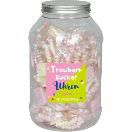 Traubenzucker-Uhren - Bunte Geschenke, sortiert (1 Stück)