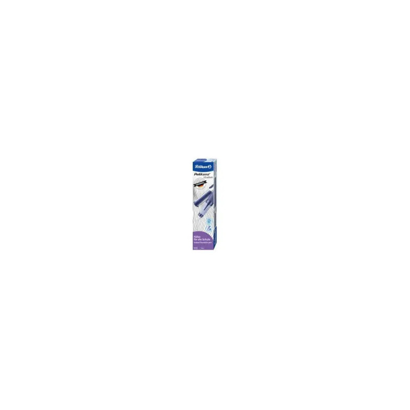 Pelikan Pelikano® structure Füller für Rechtshänder, Blau, Feder M, Faltschachtel