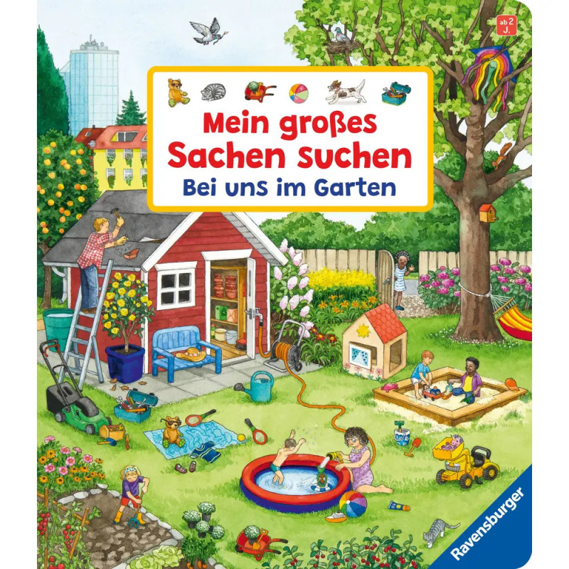 Ravenburger 41845 Mein großes Sachen suchen: Bei uns im Garten Pappbilderbuch über 5 Euro