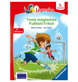Ravenburger 46316 Leserabe - 1. Lesestufe: Tonis magisches Fußball-Trikot Erstlesetitel