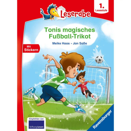 Ravenburger 46316 Leserabe - 1. Lesestufe: Tonis magisches Fußball-Trikot Erstlesetitel