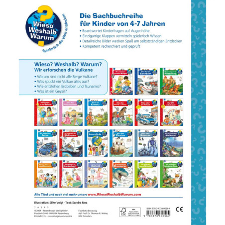 Ravenburger 60056 Wieso? Weshalb? Warum?, Band 4: Wir erforschen die Vulkane WWW-Standard (ab 01/06)
