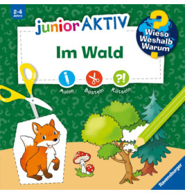 Ravenburger 60058 Wieso? Weshalb? Warum? junior AKTIV: Im Wald WWW-Malbuch (ab 01/06)