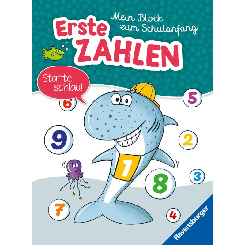Ravenburger 48903 Mein Block zum Schulanfang: Erste Zahlen Lernen
