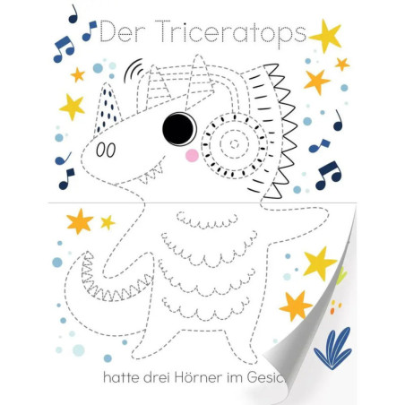 Das Mix & Malbuch Dinosaurier