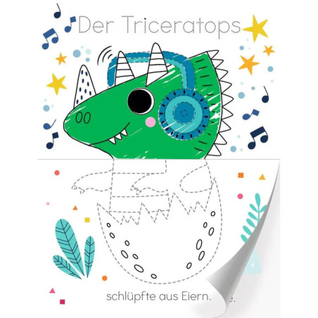 Das Mix & Malbuch Dinosaurier