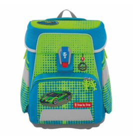 SPACE NEON Schulranzen-Set Race Car Chuck, 5-teilig