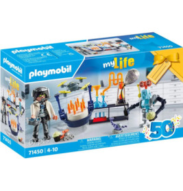 PLAYMOBIL 71450 Forscher mit Robotern