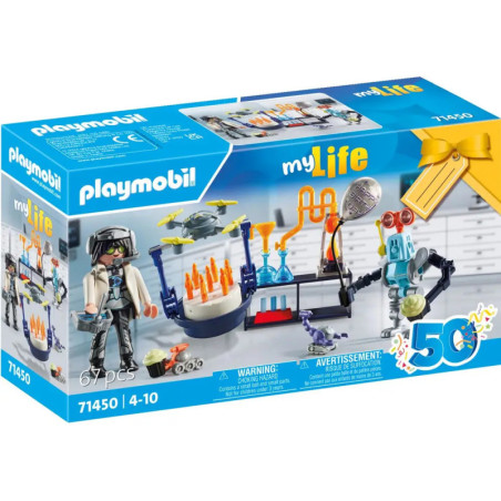 PLAYMOBIL 71450 Forscher mit Robotern