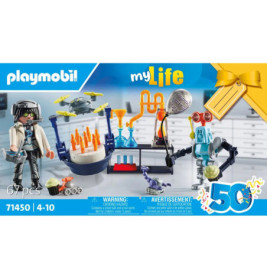 PLAYMOBIL 71450 Forscher mit Robotern