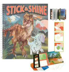 Dino World Malbuch Stick & Shine