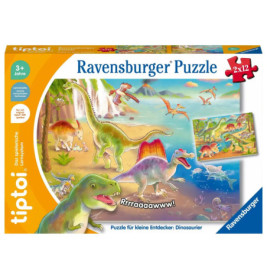 Ravensburger tiptoi Puzzle 00198 Puzzle für kleine Entdecker: Dinosaurier, Kinderpuzzle ab 3 Jahren,