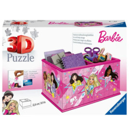 Ravensburger 3D Puzzle 11584 - Aufbewahrungsbox Barbie - Praktischer Organizer für Barbie Fans - Ide