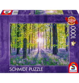 Zarte Glockenblumen im Wald, Puzzle 1.000 Teile
