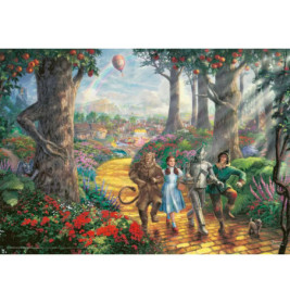 Puzzle Thomas Kinkade DC Wizard of Oz, Follow The YELLOW BRICK ROAD® 1000Teile
