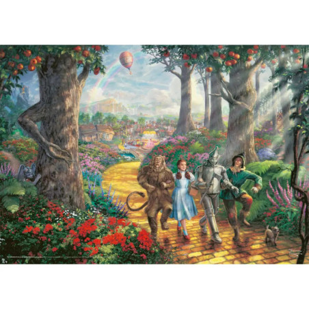 Puzzle Thomas Kinkade DC Wizard of Oz, Follow The YELLOW BRICK ROAD® 1000Teile