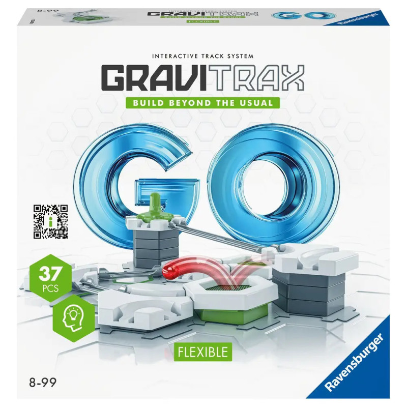 GraviTrax GO Flexible Set mit 37 Teilen, für Kinder ab 8 Jahren, von Ravensburger. GraviTrax GO Flexible Set mit 37 Teilen, für Kinder ab 8 Jahren, von Ravensburger.