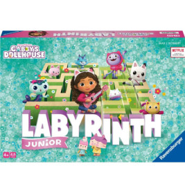 Gabbys Puppenhaus Labyrinth Junior: Spielschachtel mit Comicfiguren und einem Labyrinth auf dem Cover.